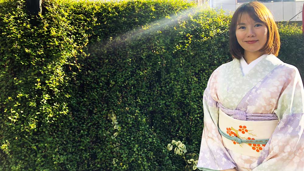 半﨑さんお着物(写真)