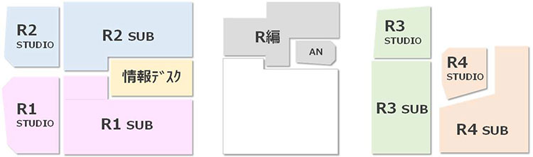 ラジオスタジオ見取り図