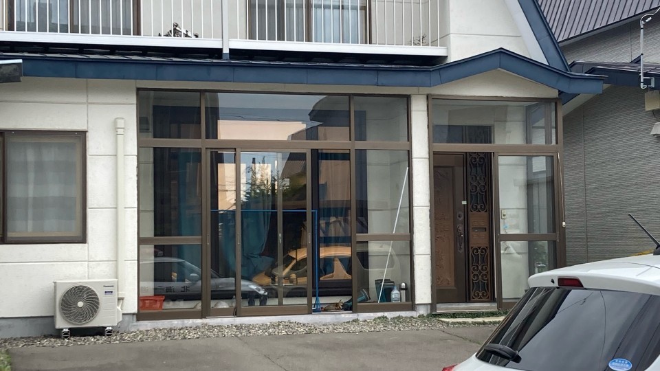 殺人未遂事件があった容疑者の自宅アパート(北海道帯広市)