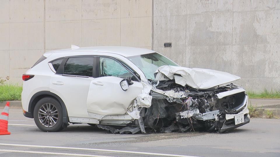 飲酒運転をしていた男性の車（2024年9月）