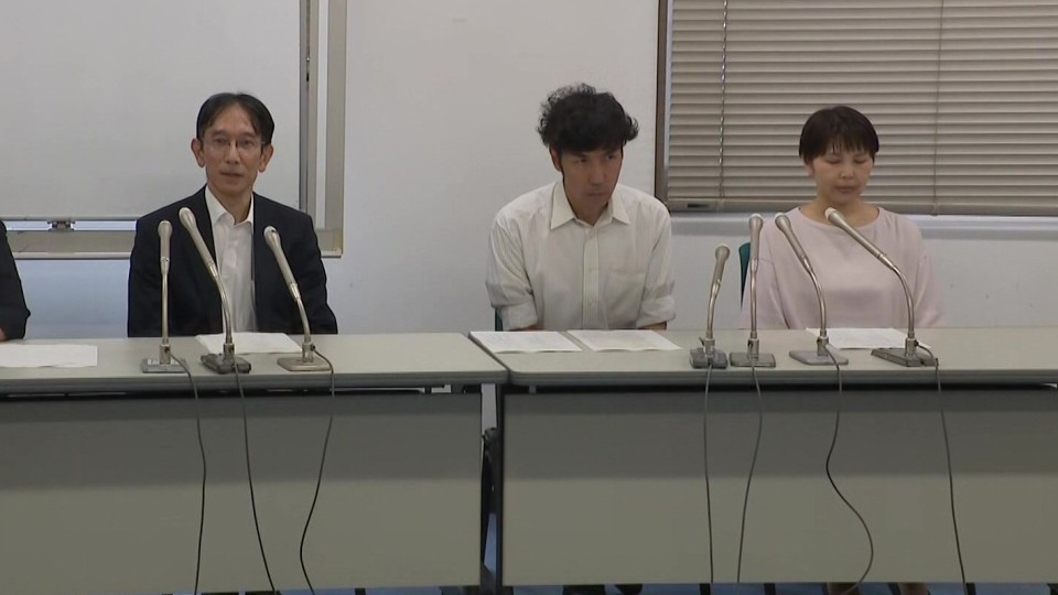 控訴審判決後の原告側の会見（9月11日）