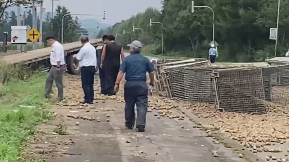 事故があった北海道士幌町