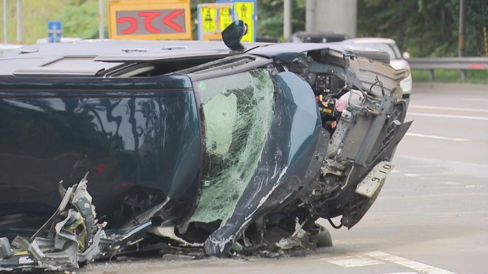 田中友規さん（当時24）が運転していた乗用車（2024年9月　北海道小樽市）