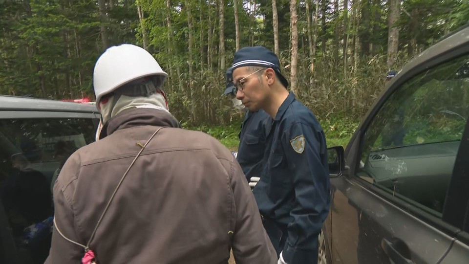男性の捜索にあたった赤歌警察署