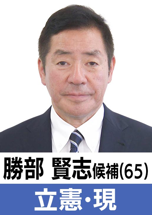 勝部賢志(65)［立憲・現］
