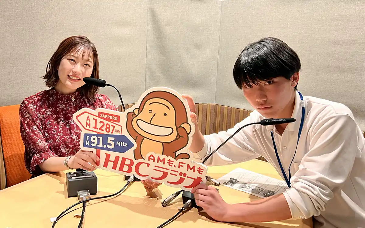 長谷山拓海さんインタビューの様子（写真）