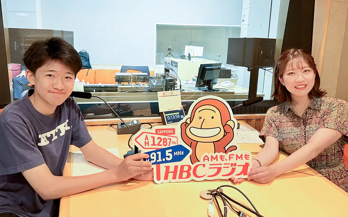 木下夢生さんインタビューの様子（写真）