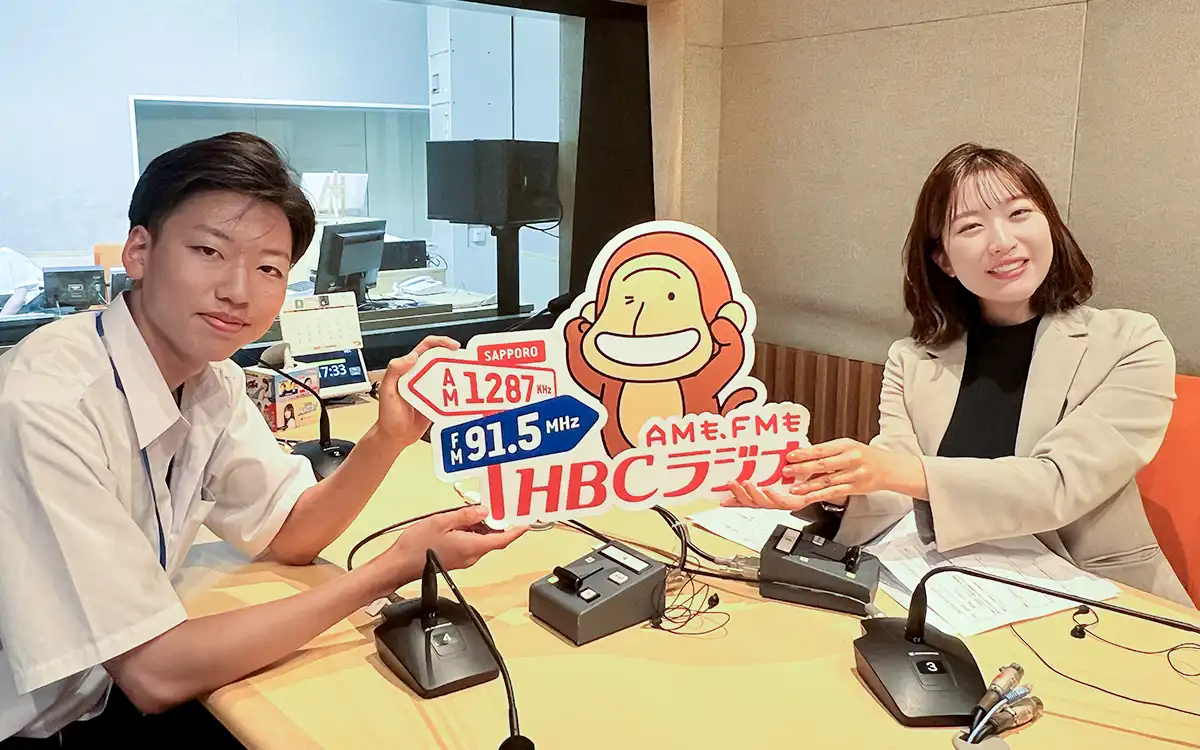 橋本琥天さんインタビューの様子（写真）