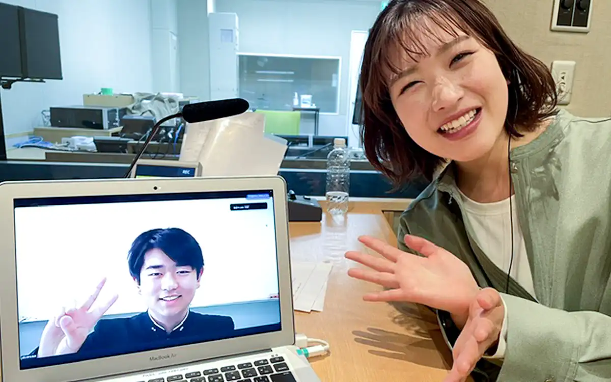 大宮大河さんインタビューの様子（写真）