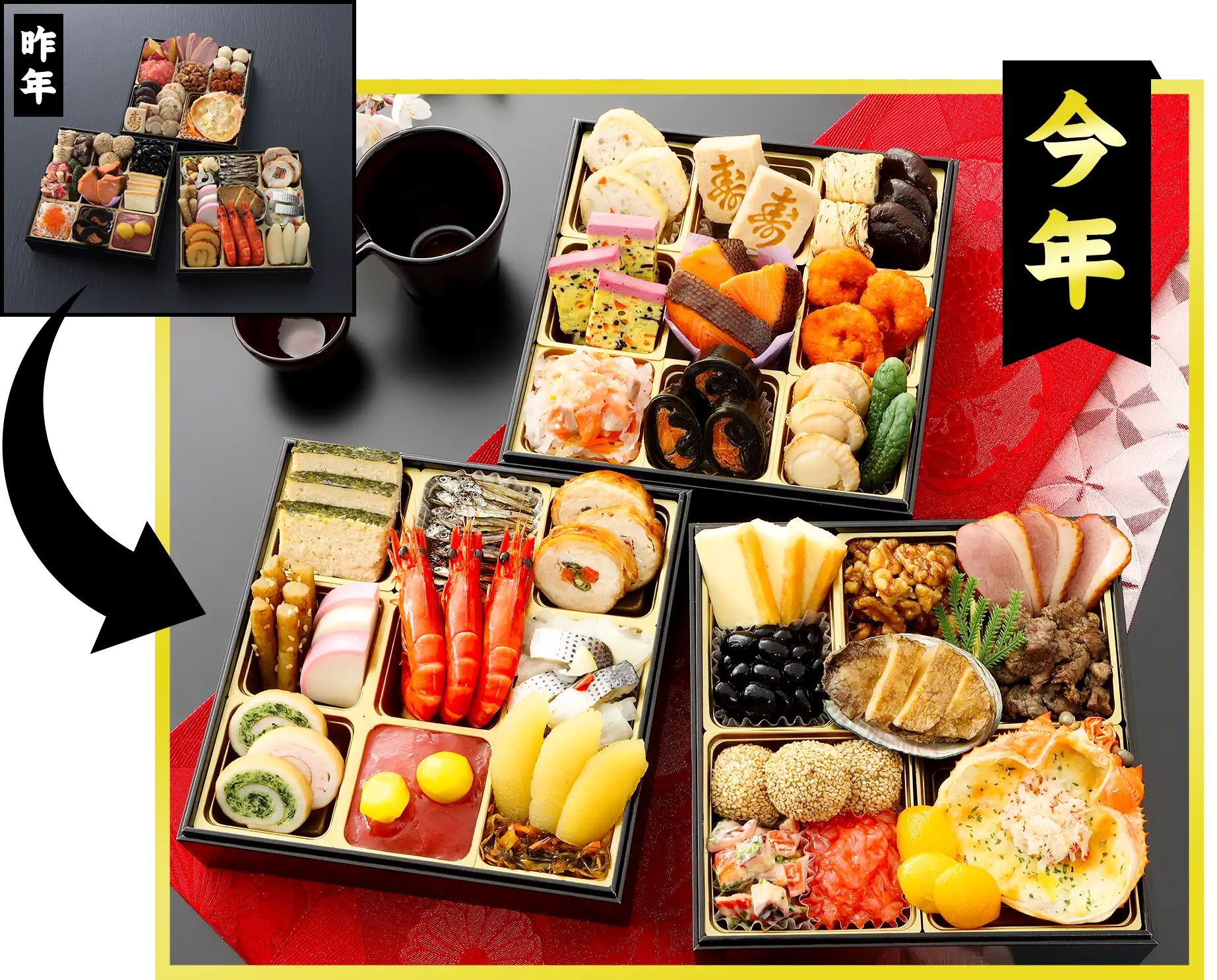 今年のおせちの写真