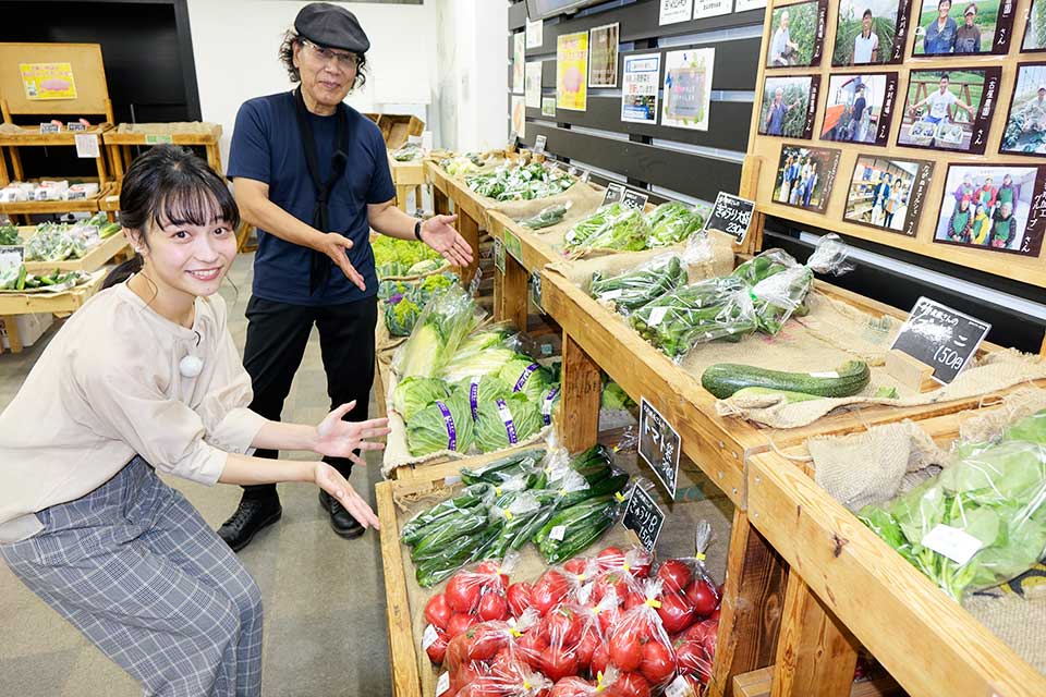 朝採りやさい(写真)