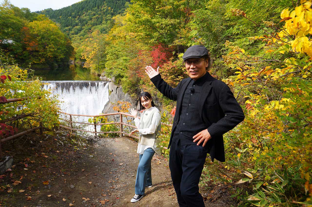 錦仙峡にて(写真)