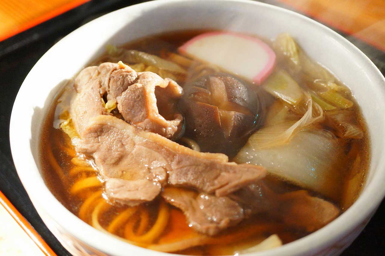 鴨空知野そば(写真)