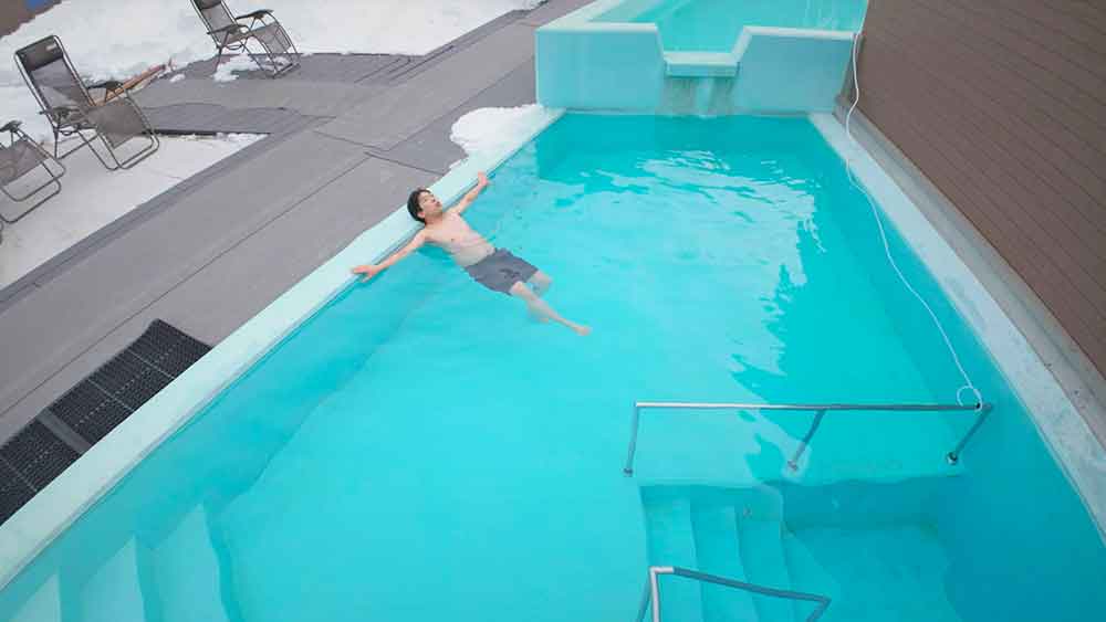 大きなプールでじっくり“ととのう”（写真）